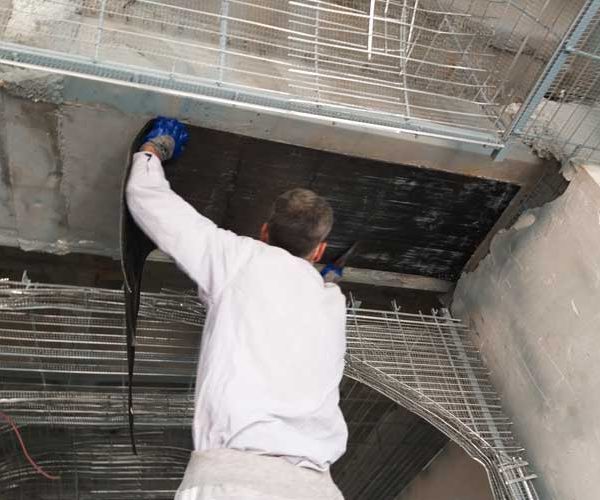 تقویت تیر بتنی با الیاف CFRP 300 افزایش مقاومت خمشی و برشی تیر