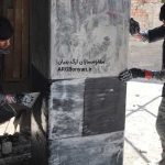 تقویت ستون بتنی به روش FRP اف آر پی